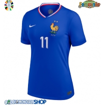 Maglie da calcio Francia Ousmane Dembele #11 Prima Maglia Femminile Europei 2024 Manica Corta